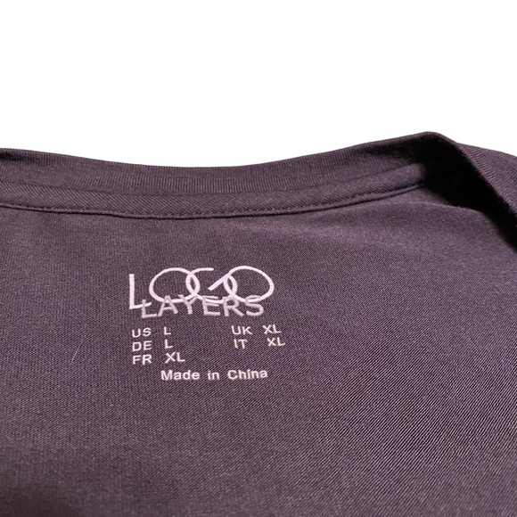 Logo Navy Blue, Long Tank with Asymmetric Hem.  Size XLarge - Picture 4 of 6